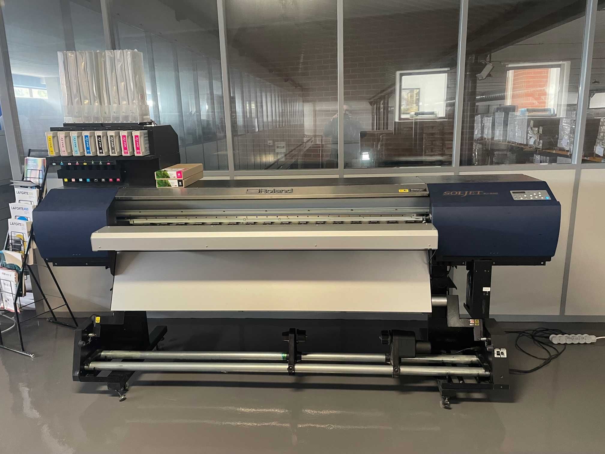 Plotter ROLAND EJ-640 a 100%-OPORTUNIDADE-Cabeças, Caps, Dumpers Novos