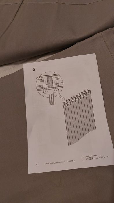 Nowe zasłony ikea
