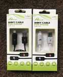 Cabo carregador lightning para iPhone / iPad /iPod/AirPods com luz LED