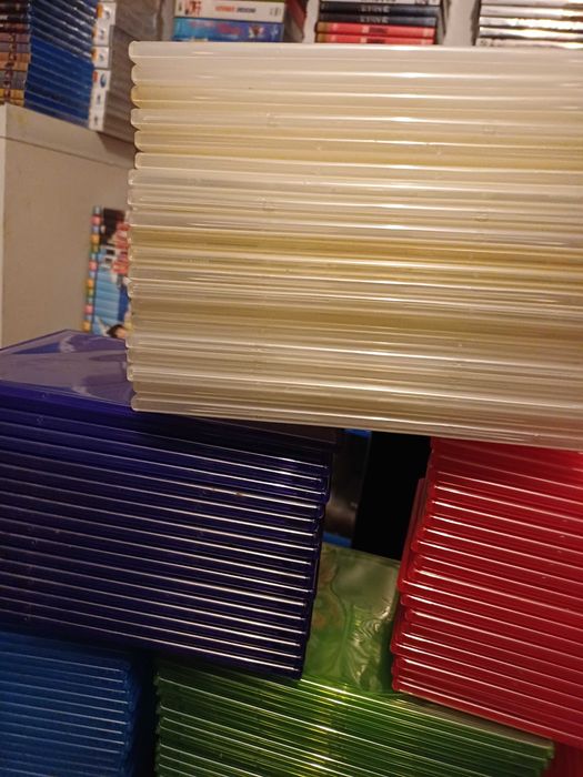 Lote de 128 caixas para dvd