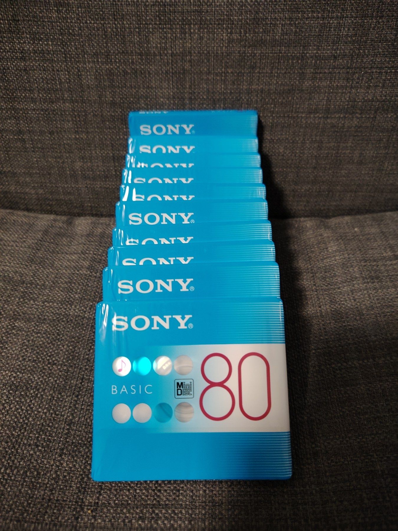 Минидиски, minidisc Sony 80 min. Made in Japan