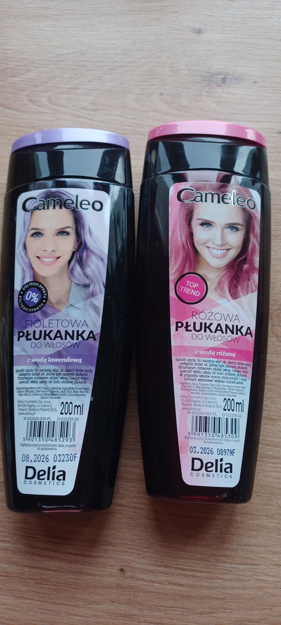 Płukanki Cameleo do włosów blond