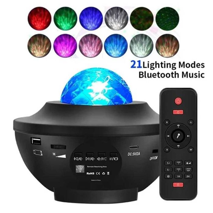 Projetor de Luz em forma de Disco (NOVOS)