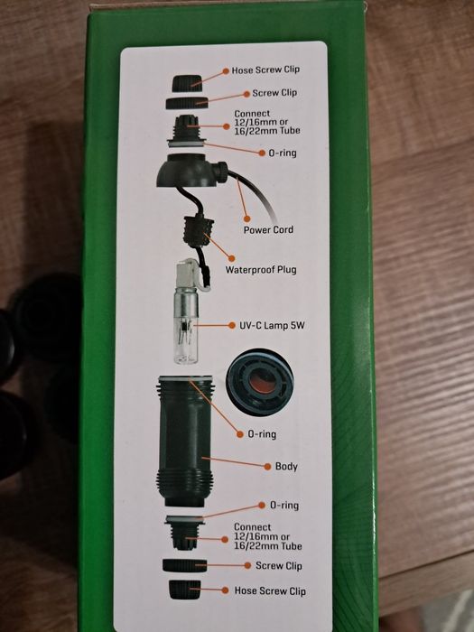 Lampa uv 5W Invital