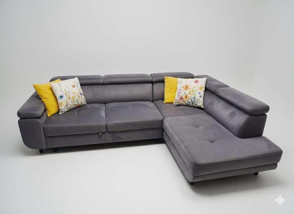 Narożnik z funkcją spania