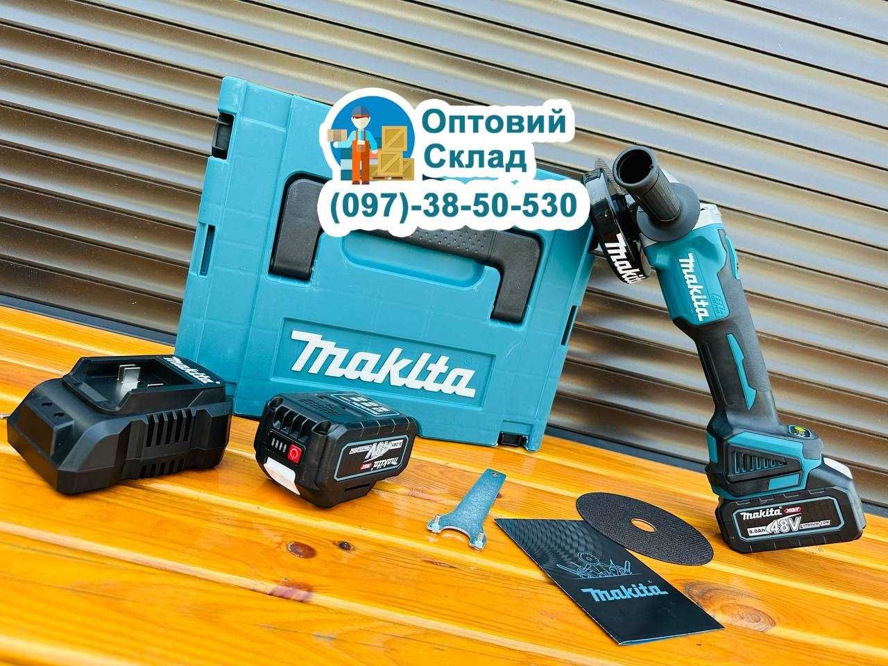 Акумуляторна Шліфувальна машина Болгарка Makita DGA504PRO УШМ 48V-8A
