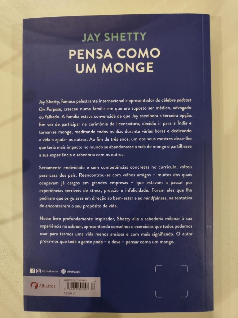 Livro - Pensa como um Monge