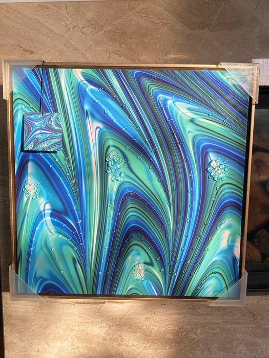 Arte De Crystallus – Empire Art Direct – obraz z żywicą i kryształami