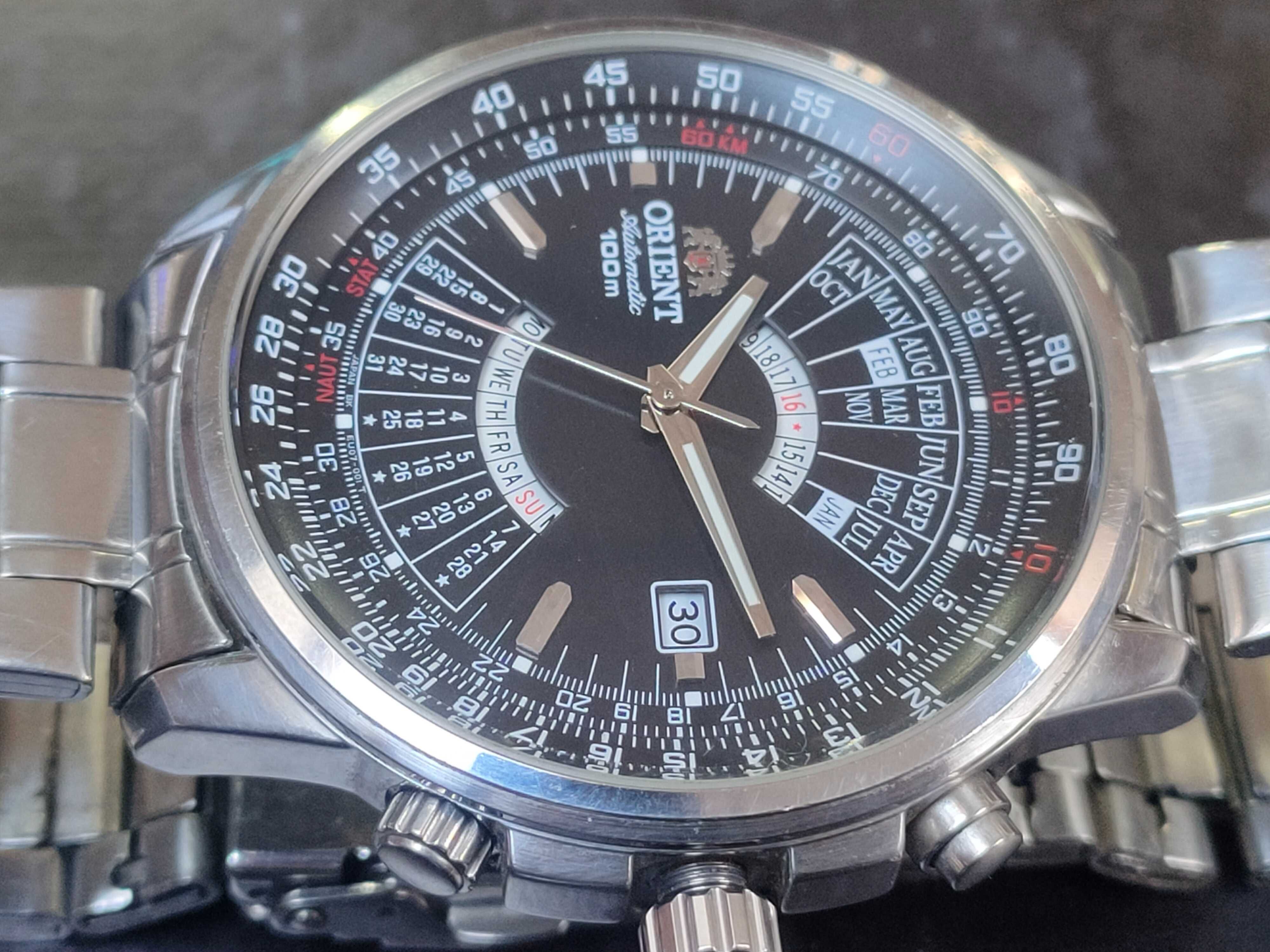 Японские часы Orient EU07005B с автоподзаводом. Состояние Б/у