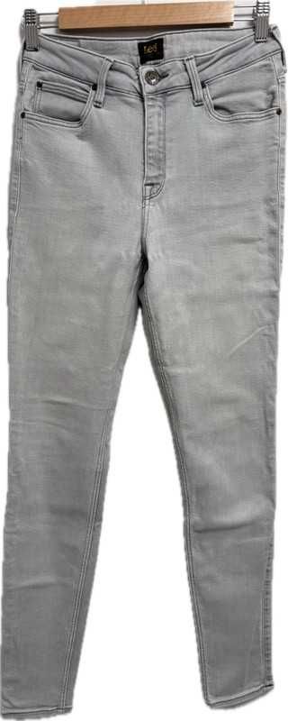 Lee Scarlett High W29 L33 jasnoszare damskie rurki