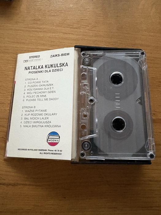 Kaseta magnetofonowa z PRL Natalia Kukulska Piosenki dla dzieci ideal