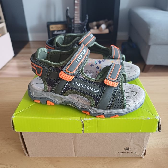 Sandały Lumberjack 29 nowe skórzana wkładka