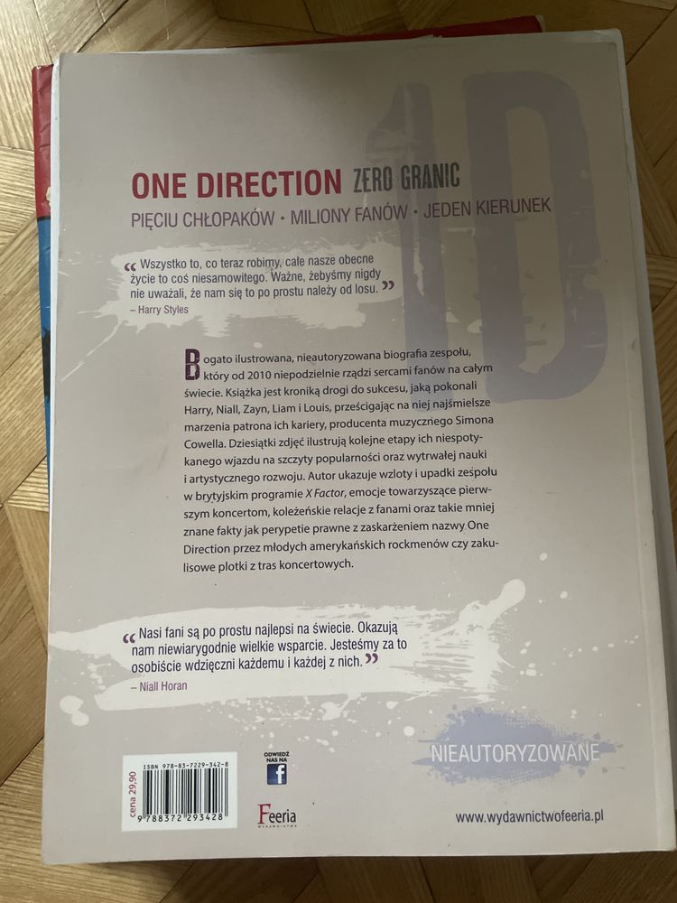 Książki One Direction nowe