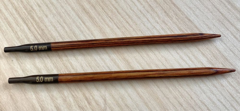 Спиці Knitpro ginger 31207 зйомні 5 mm