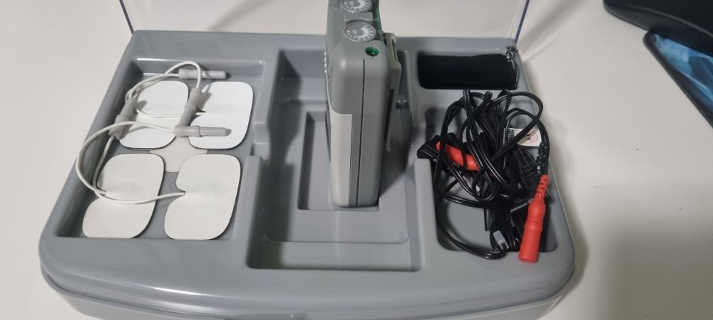 Eletroestimulador desportivo – pilhas e elétrodos novos