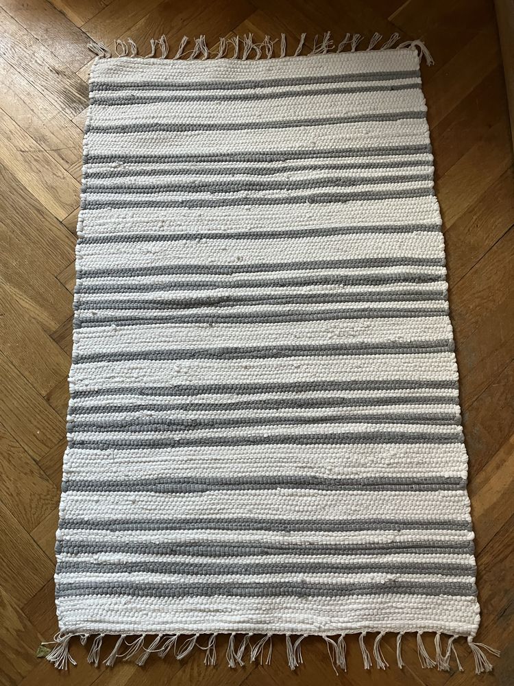 Dywanik/chodnik bawelna paski fredzle 60x 90 boho