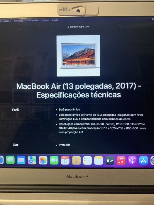 Macbook air 2017 impecavel