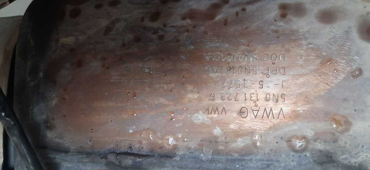 VW  DPF сажовий фільтр VWAG VWK 7N0131723B  7N0181AC  7N0166BA 1.6TDI