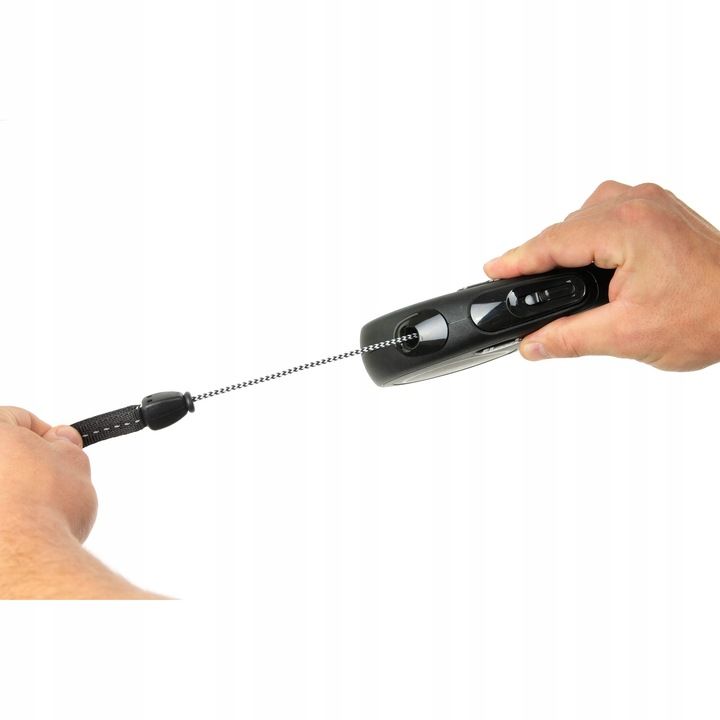 Flexi New Classic M Linka 5m Czarna Do 20kg
