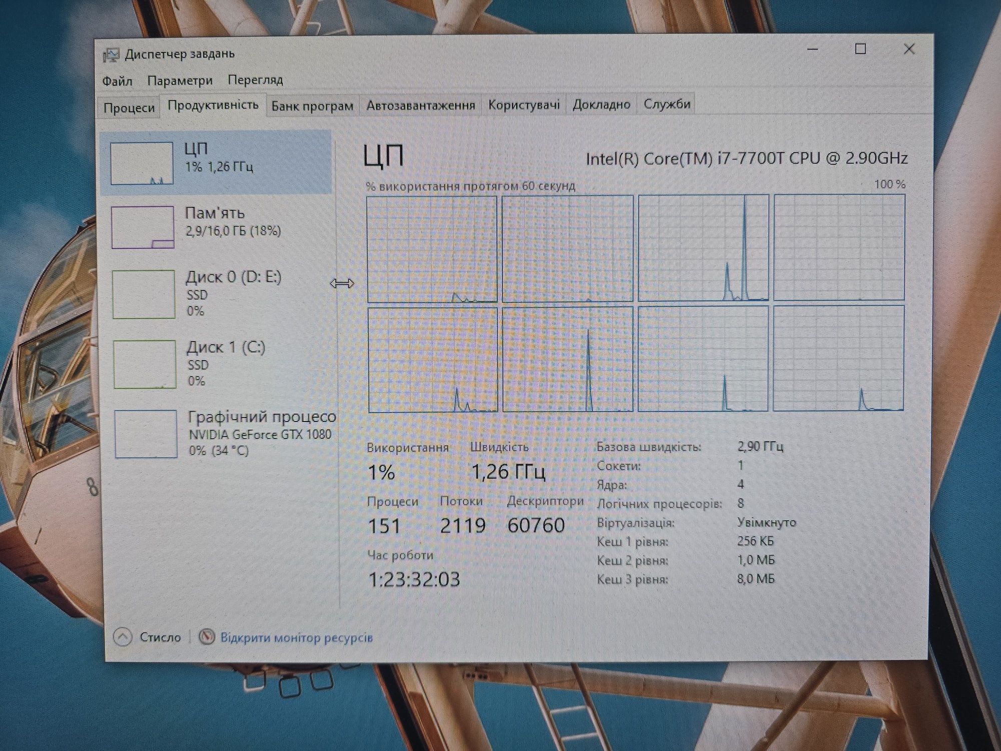 Zotac VR One i7 700T 16gb ddr4 1080 8gb 128ssd