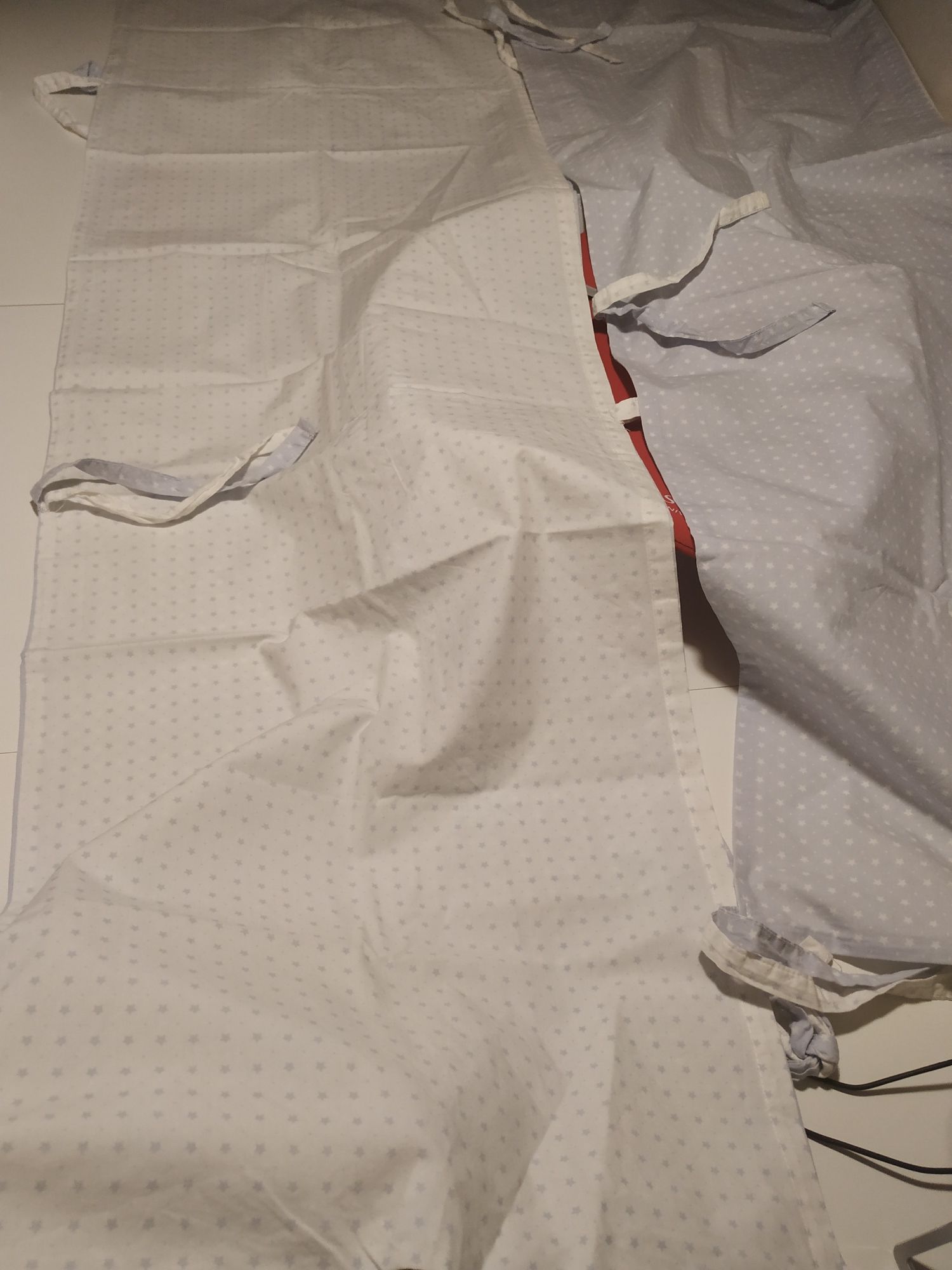 2 Protetor lateral de cama de grades com almofadas e capa - Zara home