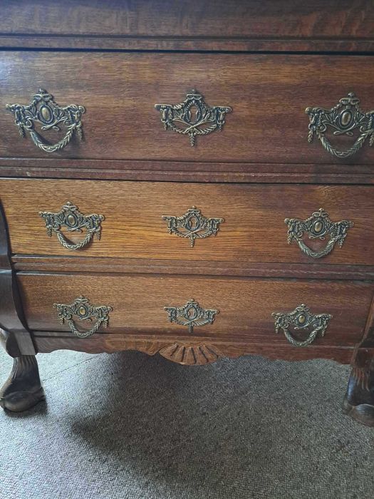 komoda stylowa dębowa