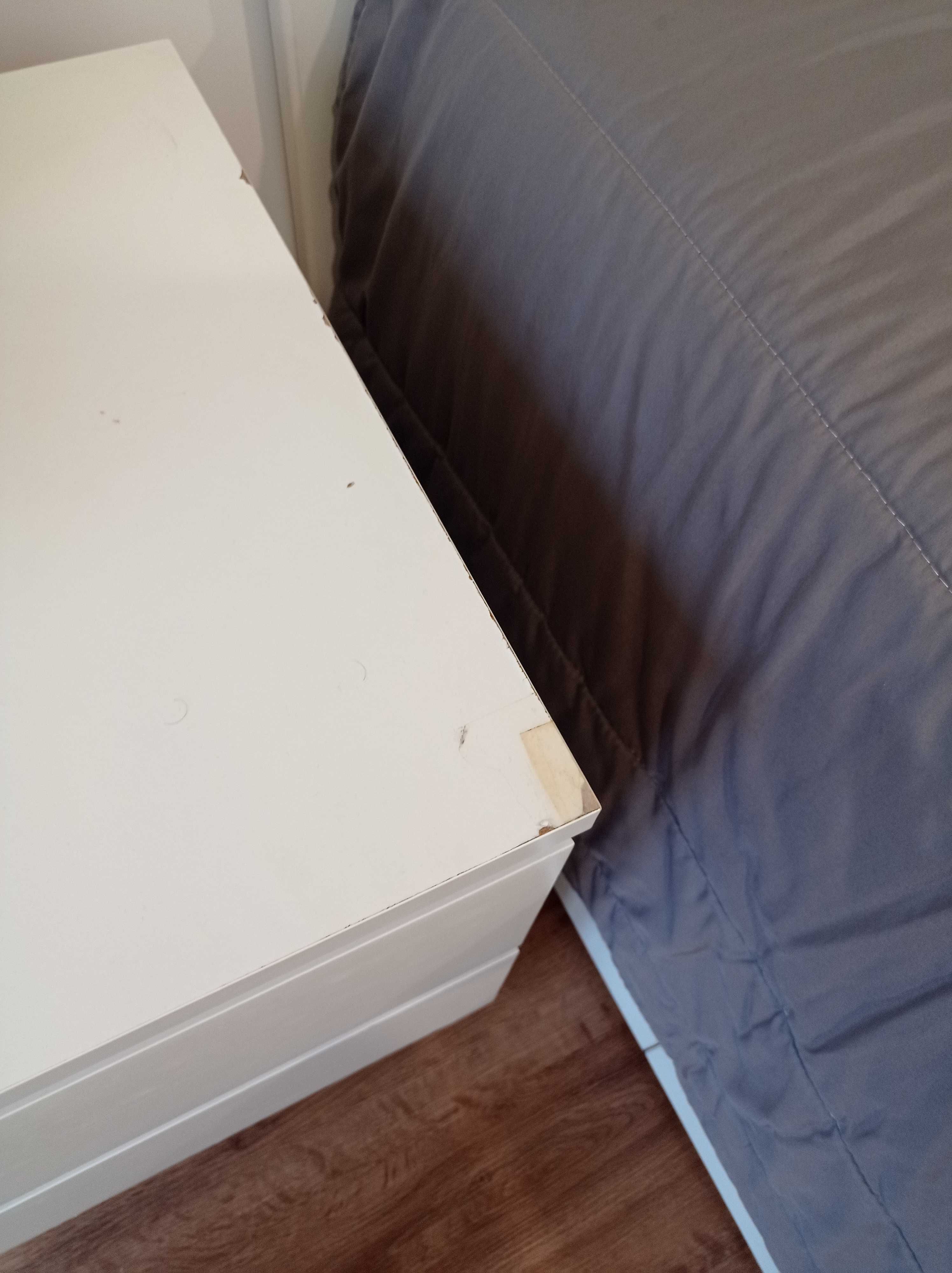 Cómoda c/2 gavetas MALM IKEA, branco, 40x55 cm.