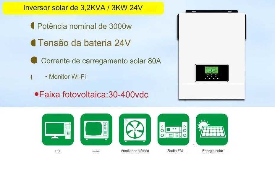 Inversor Solar Híbrido NM ECO  24V 4000W 48V 6000W