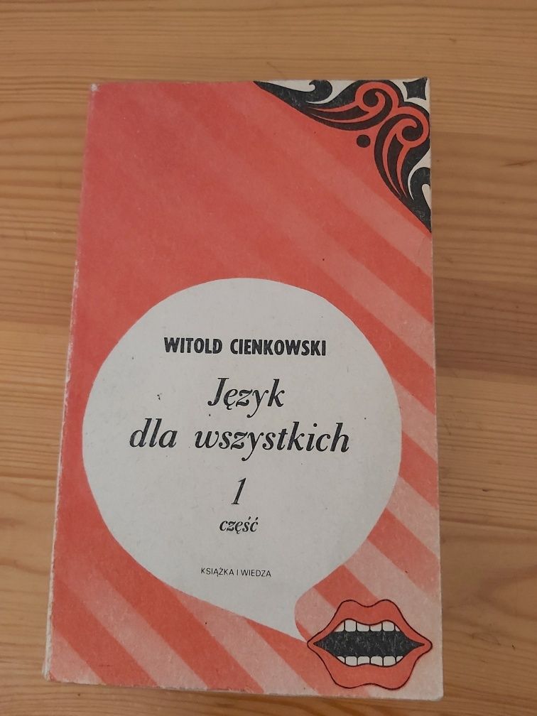 Książka Język dla wszystkich Witold Cienkowski