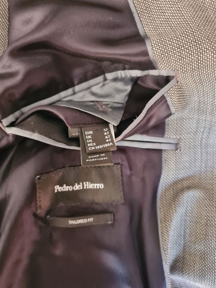 Fato cinzento Pedro del Hierro NOVO