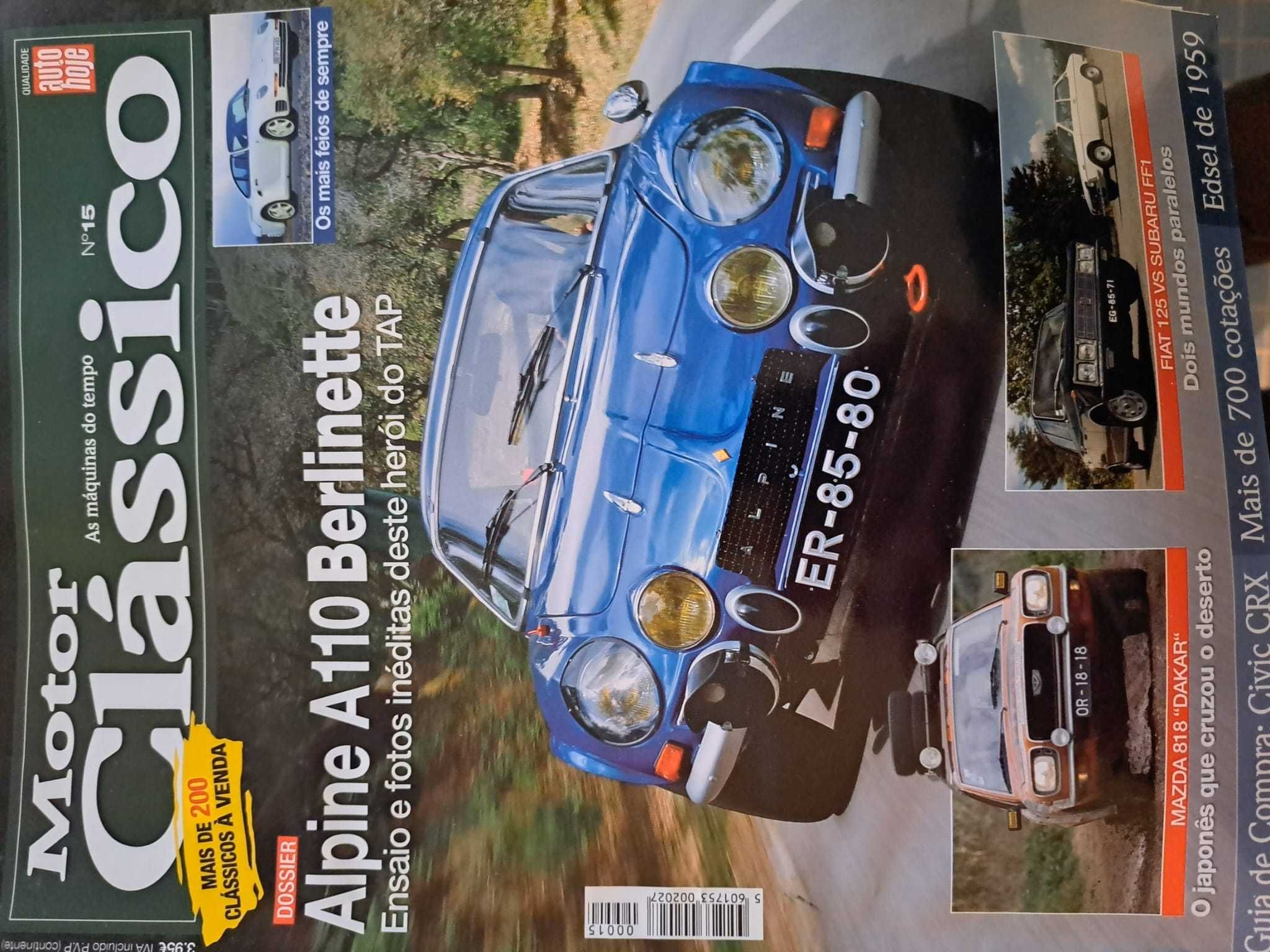 Lote primeiros números Revistas "Motor Clássico"