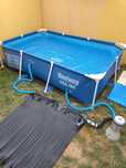 Piscina bestway steel pro 259x179 com filtro e aquecimento