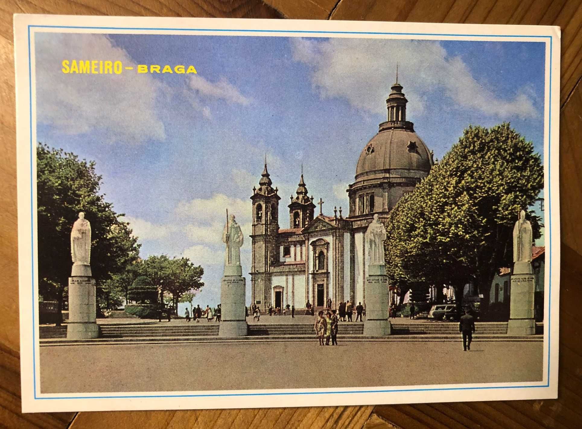 Postal Braga Sameiro Pórtico dos Doutores Marianos 15 x 10,5cm