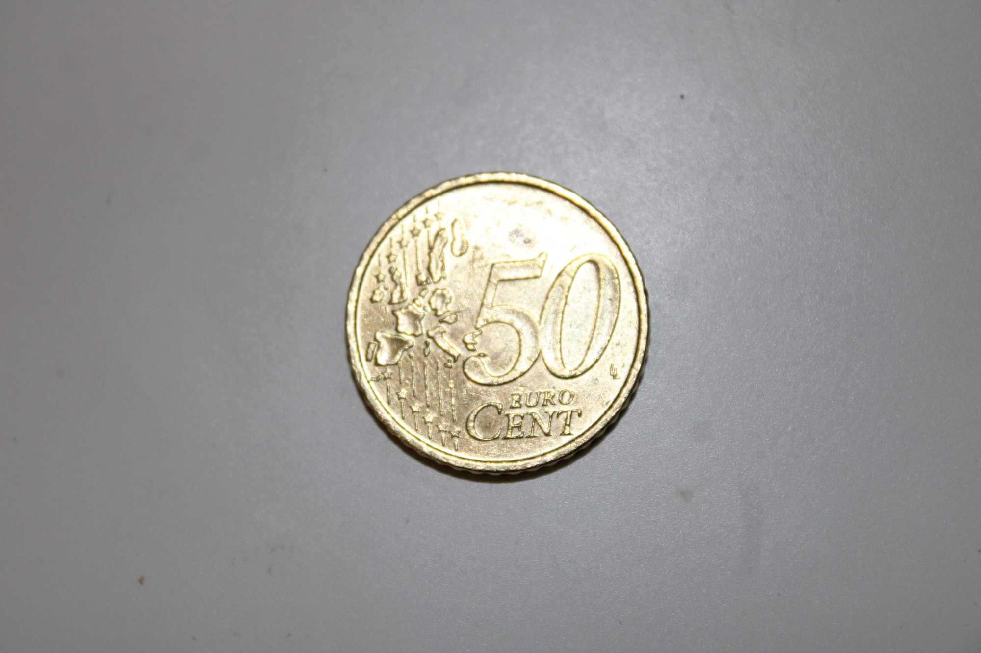 Moeda de 50 cêntimos de 2002 da Áustria