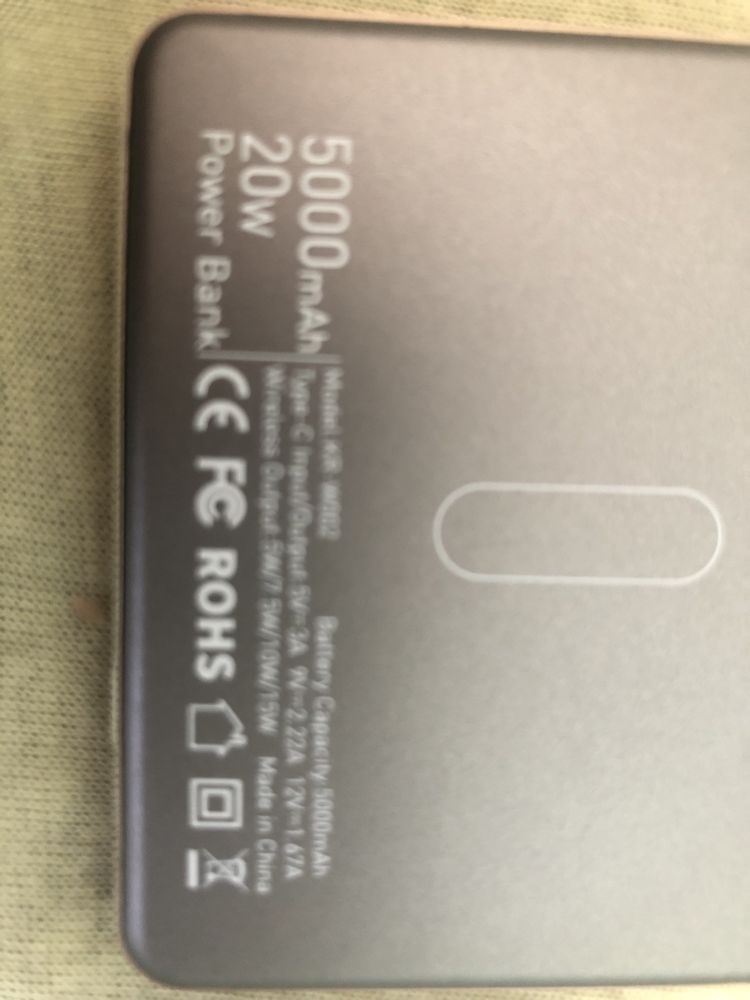 Eesager Magsafe ultra cienki power bank 5000mAh