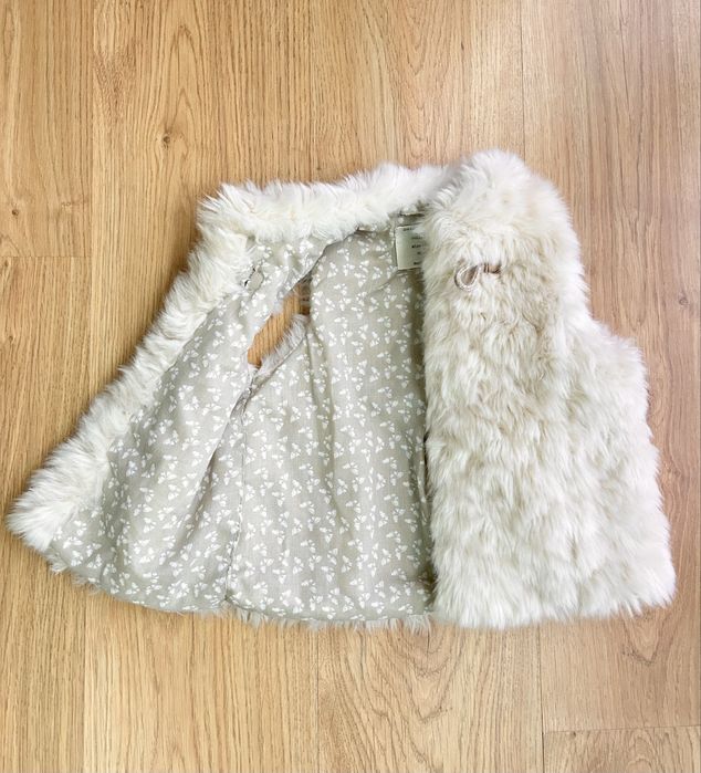 Хутряний жилет, шубка Zara (на 2-3 роки)