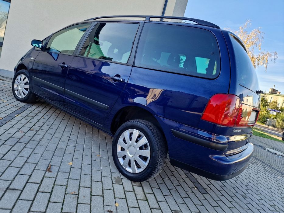 VW SHARAN 1.9TDI 115KM 7-Osobowy, Bez Rdzy, OC i Przegląd na Rok,