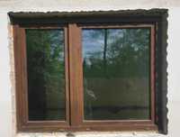 Okno kolor orzech 150x120