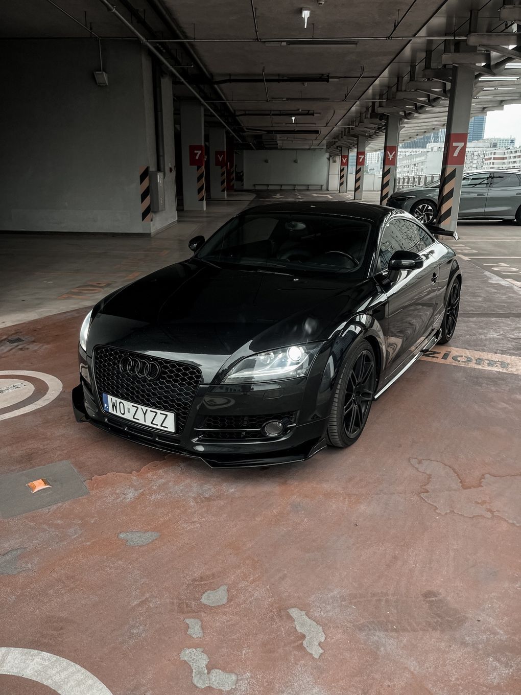 Audi TT Coupé BWA ALLBLACK projekt, orginał lakier, DSG automat, Maxton Design