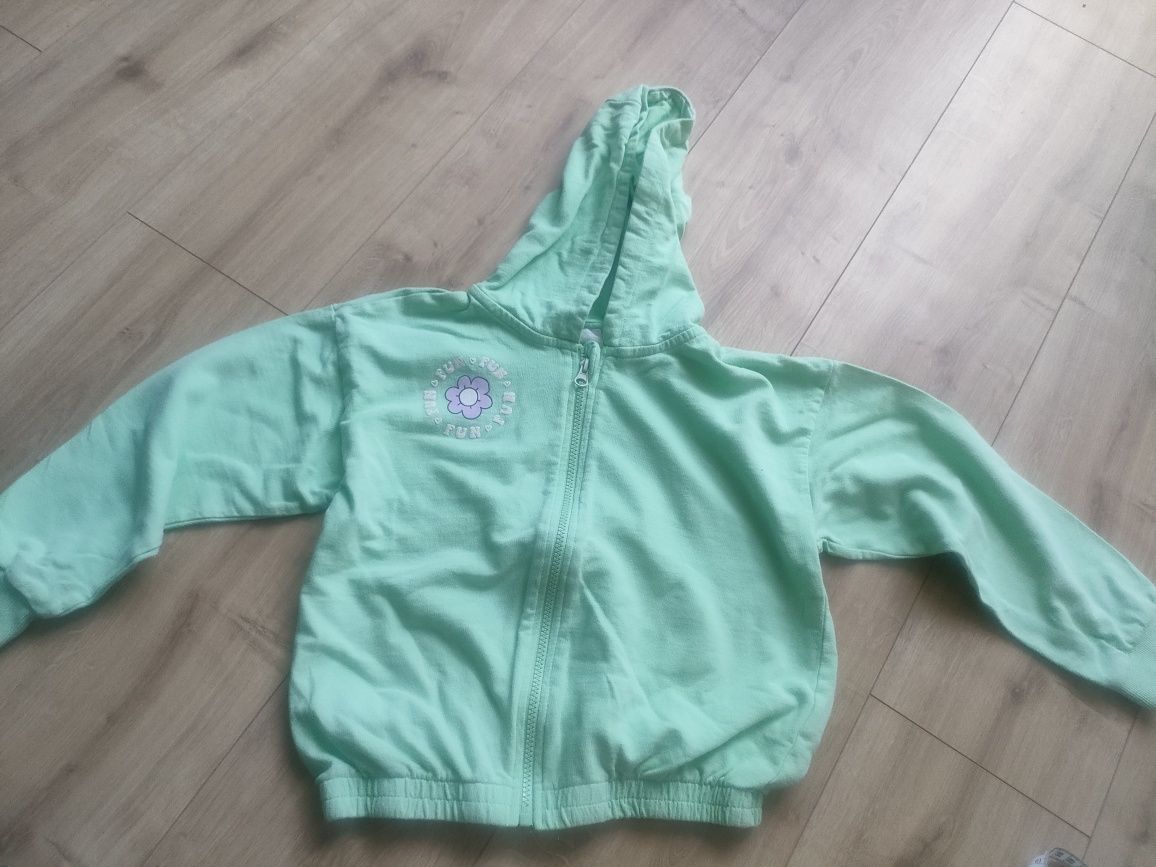 Bluza dla dziewczynki zielona