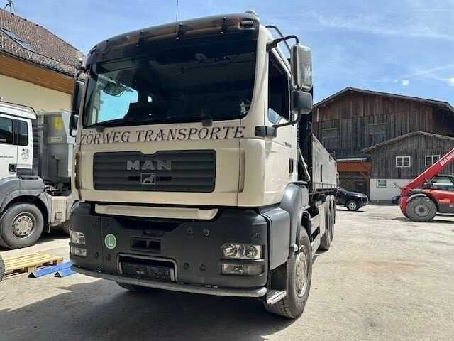 Самоскид MAN TGA 33.430 кран маніпулятор HIAB 220C-5 ротатор грейфер