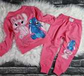 Komplet dres dla dziewczynki stich różowy 134/140