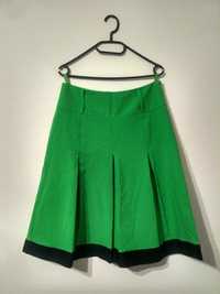 Elegancka spódnica 40/L rozkloszowana zielona