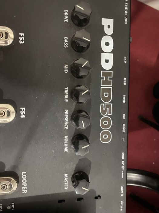 Vendo pedaleira Line 6 Podhd500