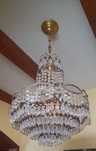Candeeiro em cristal grande.