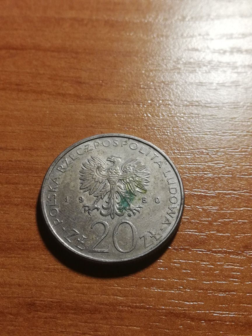 Moneta 20 złotych 1980 Igrzyska XXII olimpiady