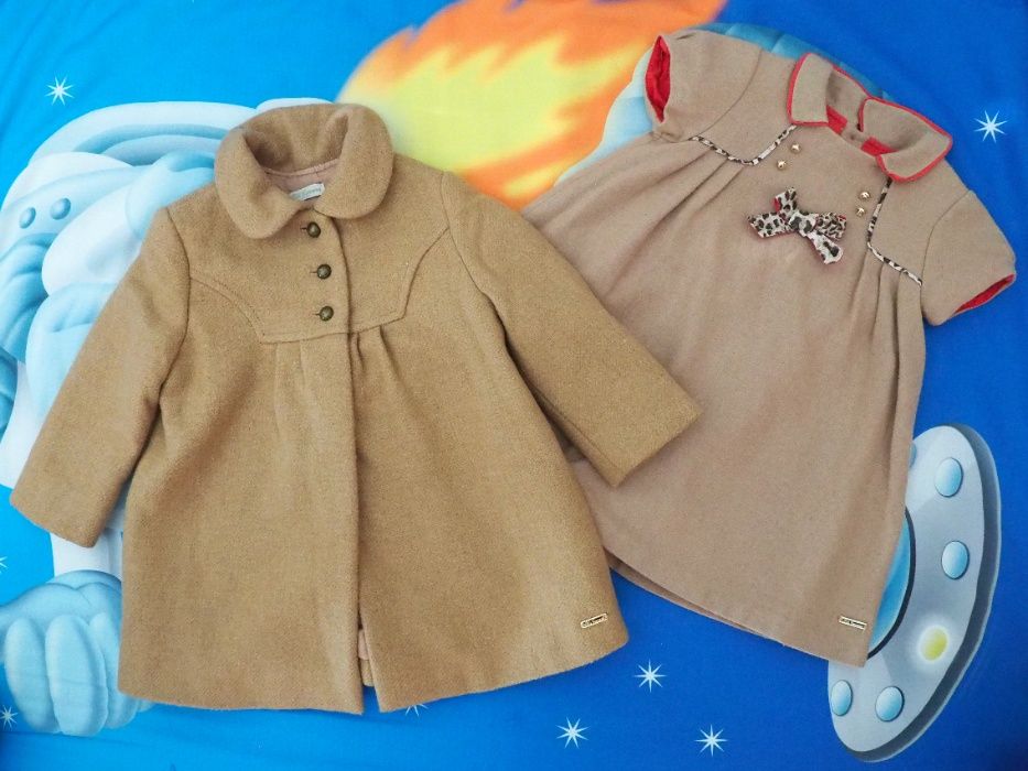 Casaco + Vestido de menina - PILI CARRERA - como Novo
