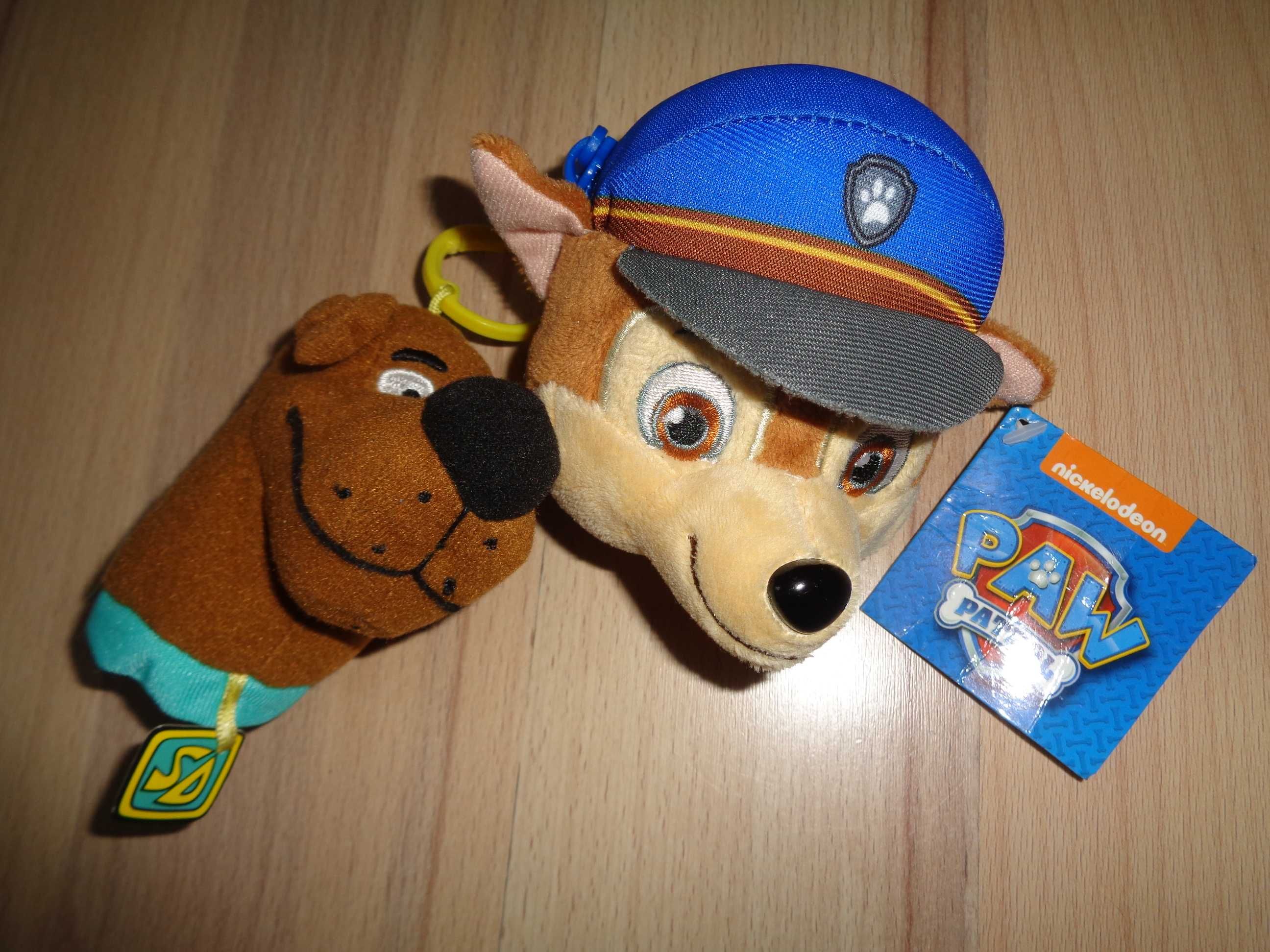 2x NICKELODEON Paw Patrol + Scobby Doo pluszowy OKAZJ brelok breloczek