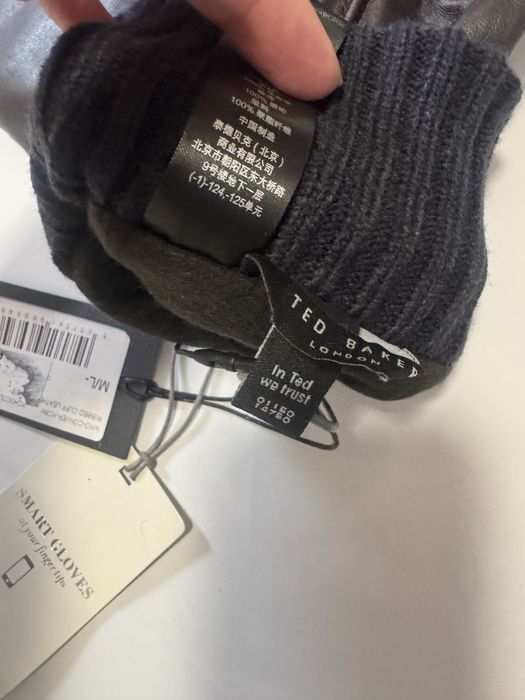 Шкіряні рукавиці чоловічі  tad baker оригінал