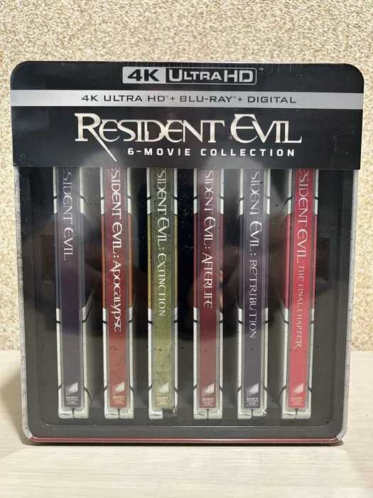 Steelbook 4K Ultra HD Blu-ray Обитель зла 1-6 (Resident Evil)